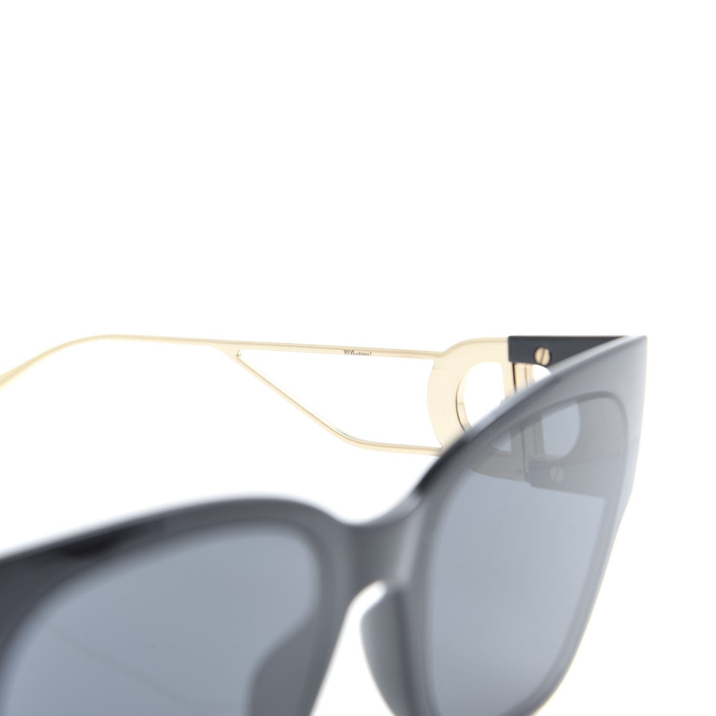 Rectangular 30 Montaigne 1 Sunglasses Black