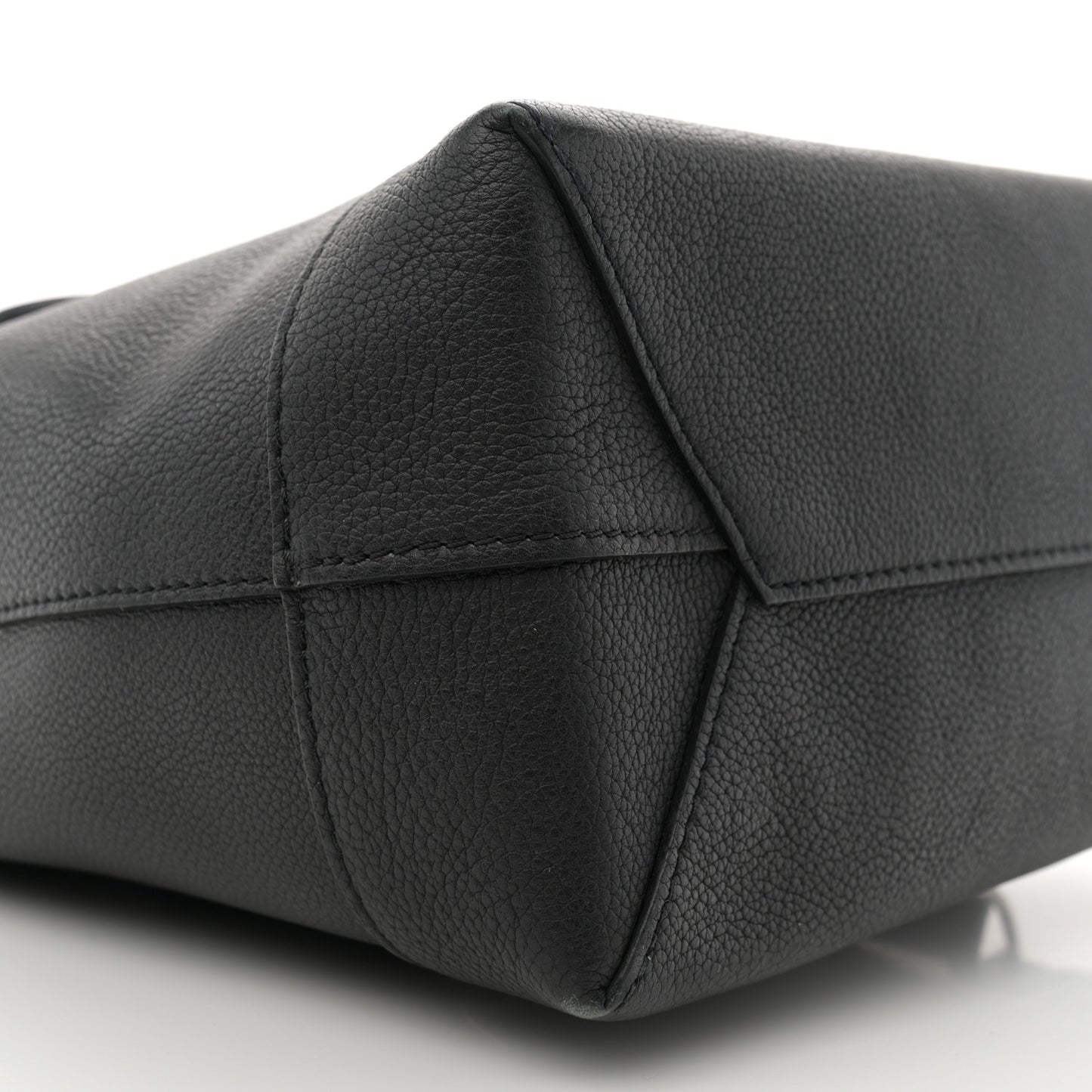 Calfskin Lockme Backpack Black