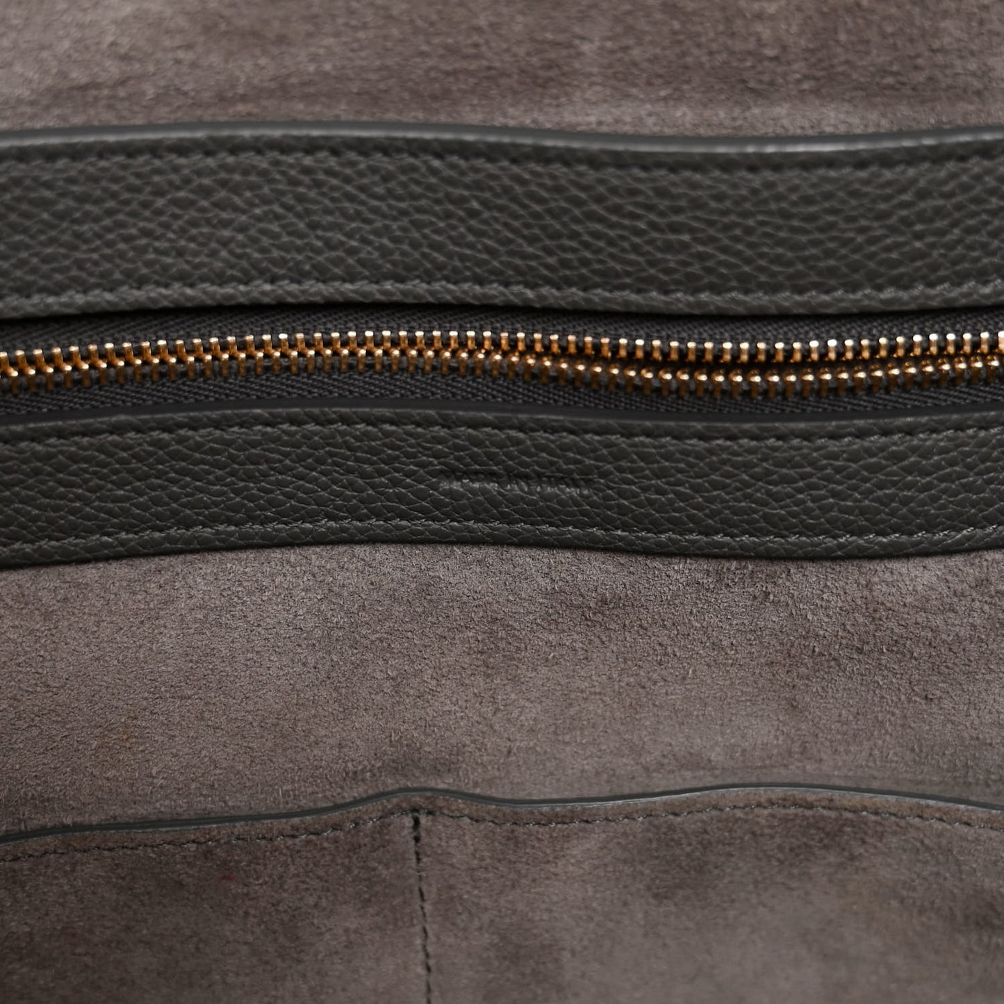Soft Grained Calfskin Small Belt Cabas Phantom Taupe