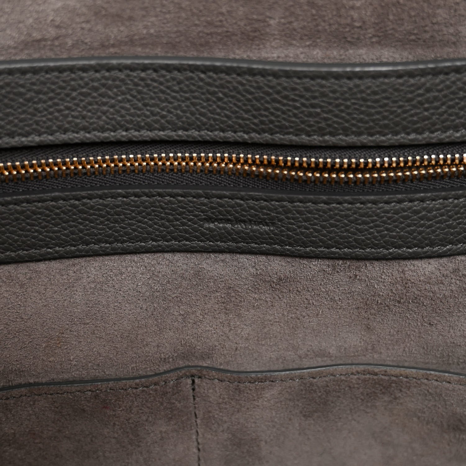 Celine Soft Grained Calfskin Small Belt Cabas Phantom Taupe 7 of 10