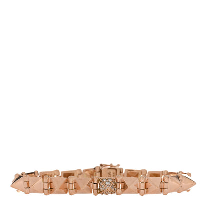 Anita Ko 14K Rose Gold Diamond Small Spike Bracelet 1 of 3