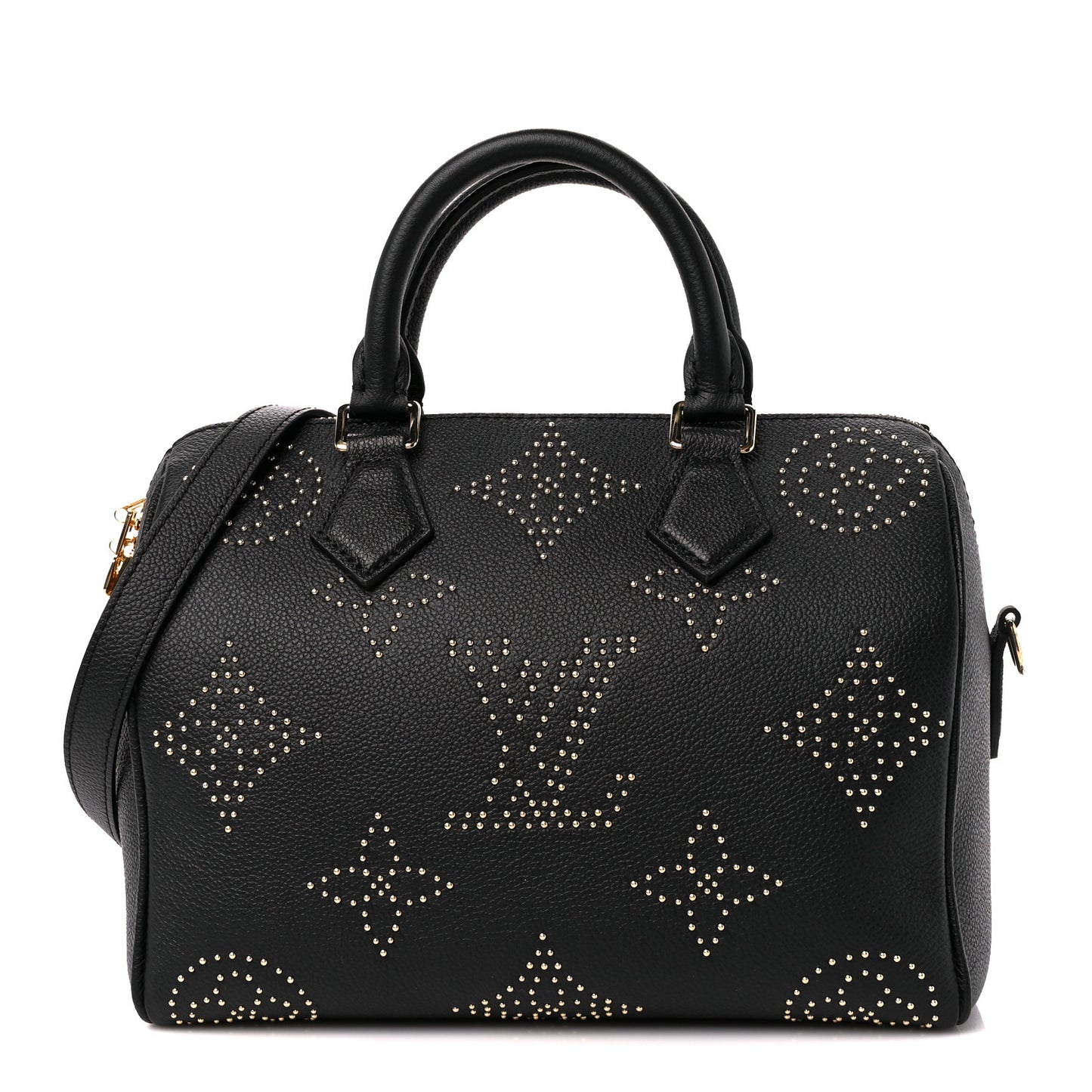 Empreinte Monogram Giant Studded Speedy Bandouliere 25 Black
