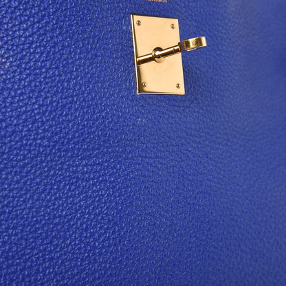 Hermes Togo Kelly Retourne 32 Bleu Electrique 30 of 49