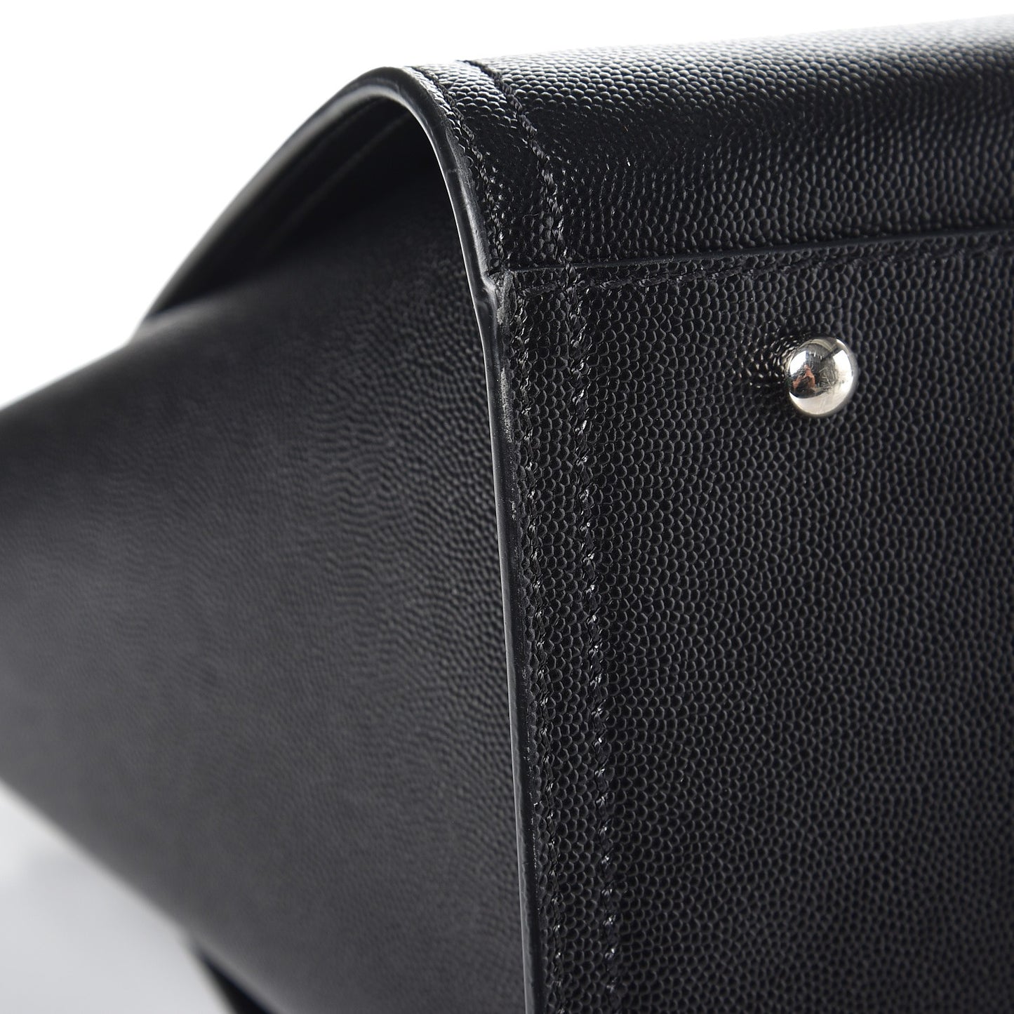 Caviar Small Studded Deauville Tote Black