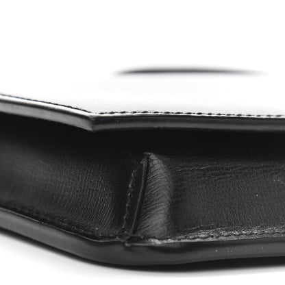 Saint Laurent Smooth Calfskin Monogram Phone Holder Crossbody Black 8 of 10