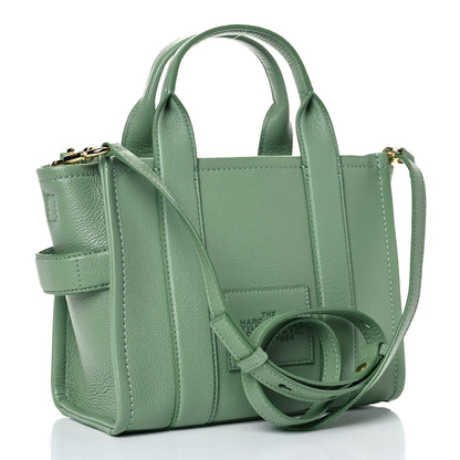 Marc Jacobs Grained Calfskin Small The Tote Bag Aspen Green 3 of 12