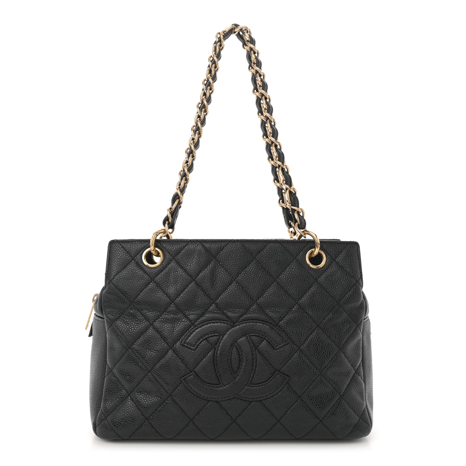 Chanel Caviar Quilted Petit Timeless Tote PTT Black 1 of 14