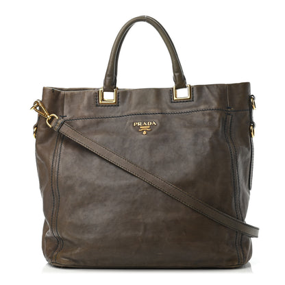 Prada Cervo Tote Green 1 of 4