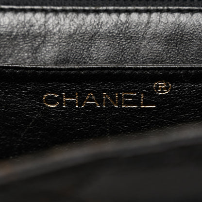 Chanel Caviar Quilted Jumbo Kelly Flap Black 6 of 10