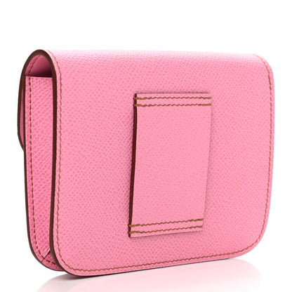 Hermes Epsom Constance Slim Wallet 5P Pink 4 of 10