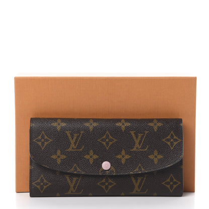 Louis Vuitton Monogram Emilie Wallet Rose Ballerine 10 of 10