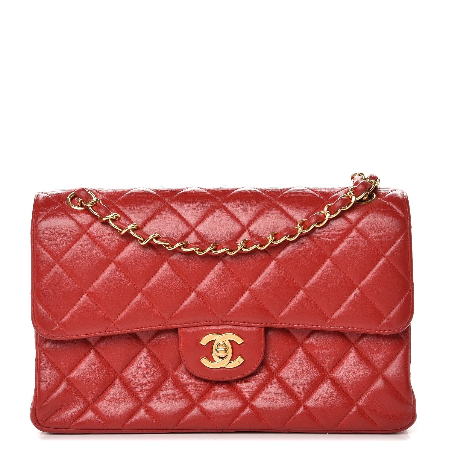 Chanel Lambskin Quilted Medium Double Sided Flap Red 1 of 13