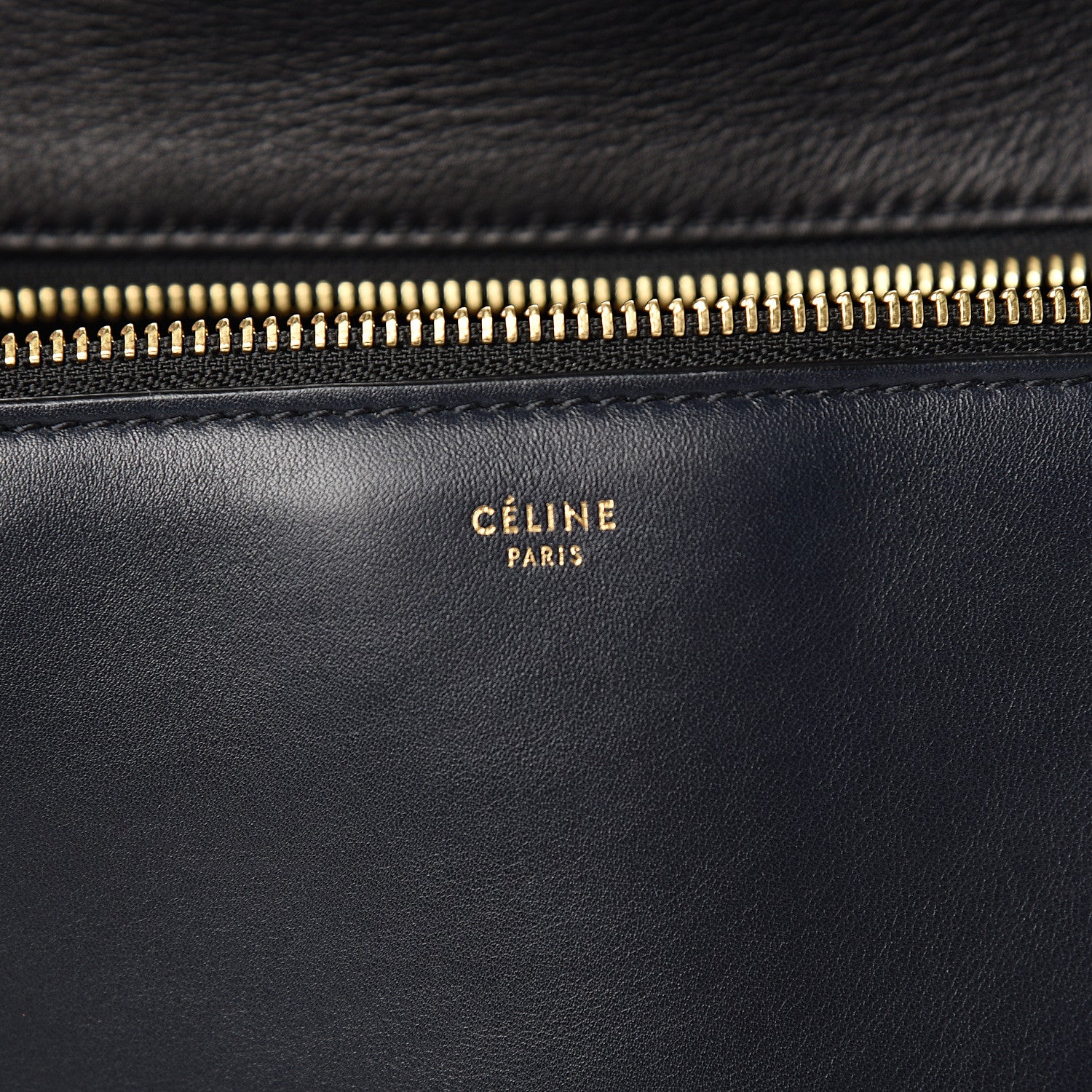 Celine Supple Calfskin Medium Edge Shoulder Bag Black 6 of 10