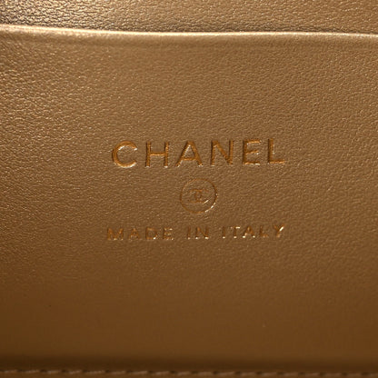 Chanel Lambskin Quilted Small Pearl Crush Vanity Case With Chain Grey 6 of 11