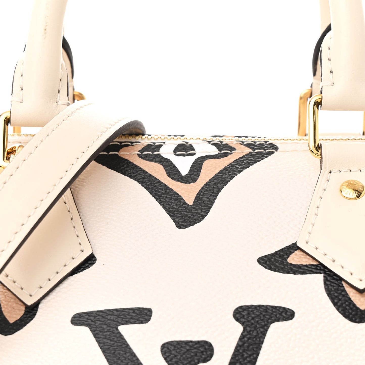 Monogram Giant Wild At Heart Speedy Bandouliere 25 Creme