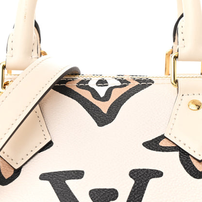 Louis Vuitton Monogram Giant Wild At Heart Speedy Bandouliere 25 Creme 7 of 9