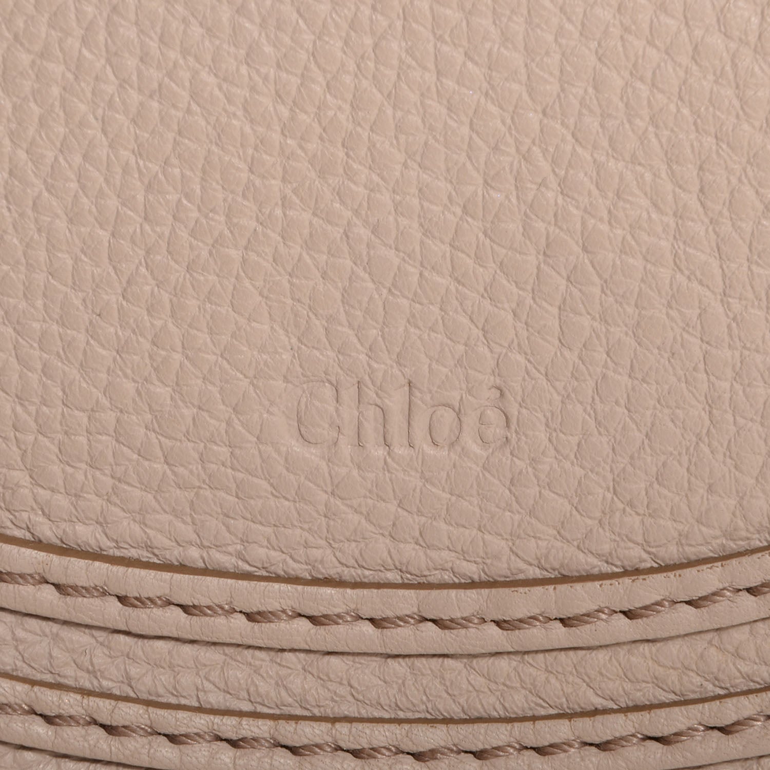 Chloe Grained Calfskin Medium Marcie Saddle Bag Nude 10 of 10