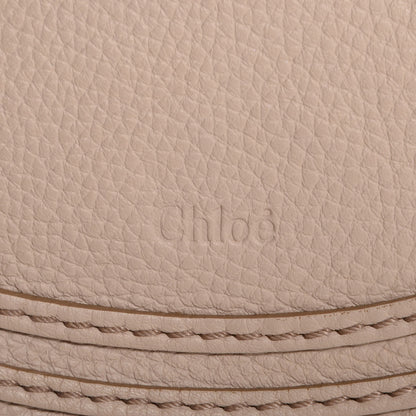 Chloe Grained Calfskin Medium Marcie Saddle Bag Nude 10 of 10