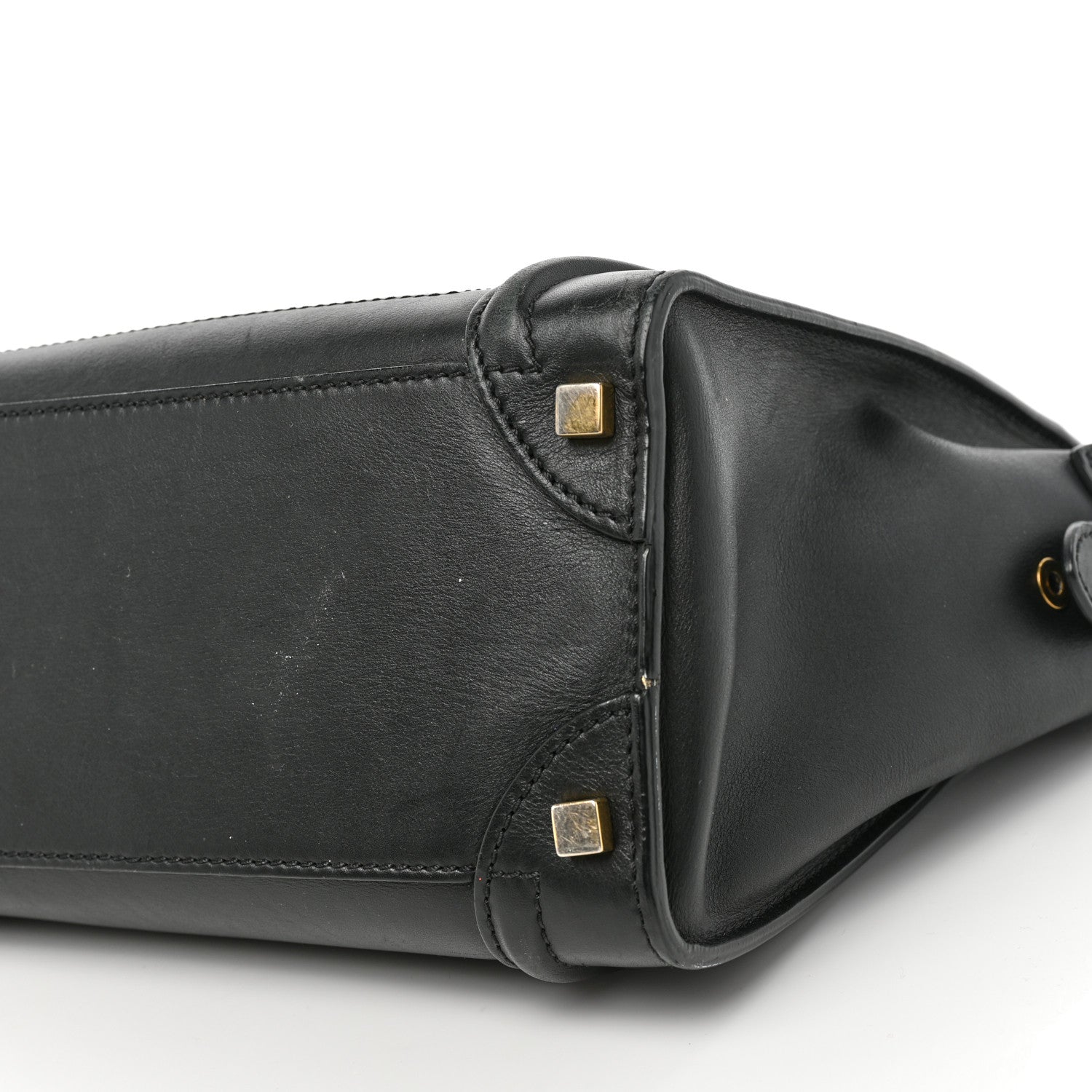 Celine Smooth Calfskin Micro Luggage Black 9 of 10