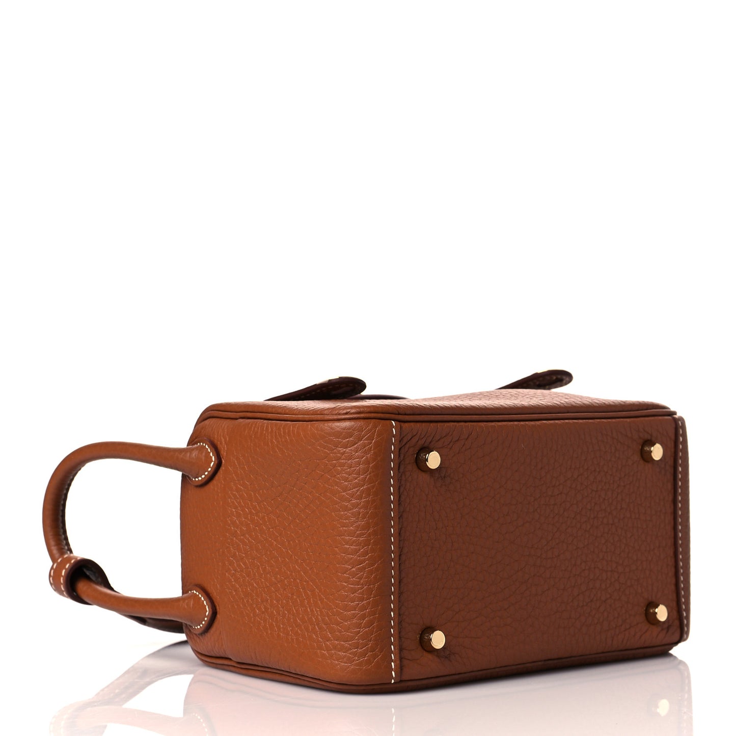 Taurillon Clemence Mini Lindy 20 Gold