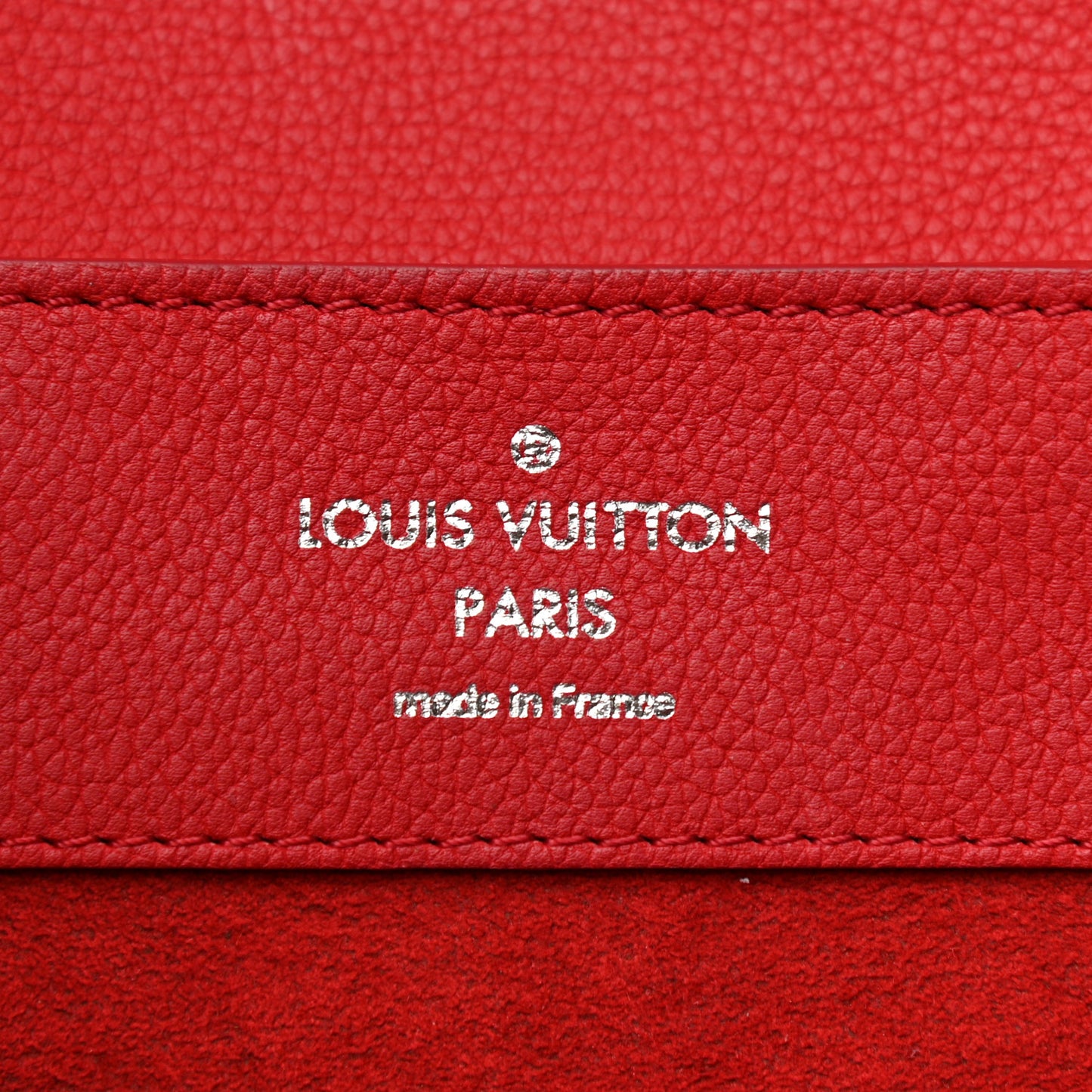 Soft Calfskin Lockme Backpack Rubis
