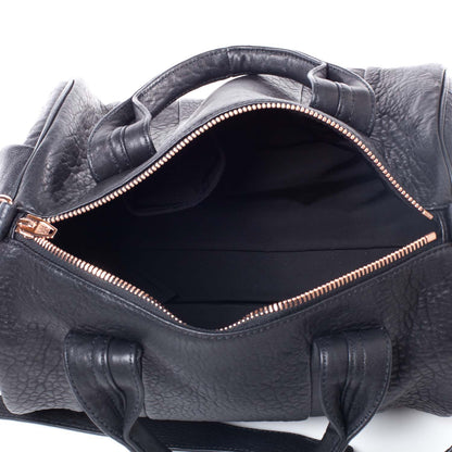Alexander Wang Leather Rocco w Rose Gold Hardware Black 7 of 8