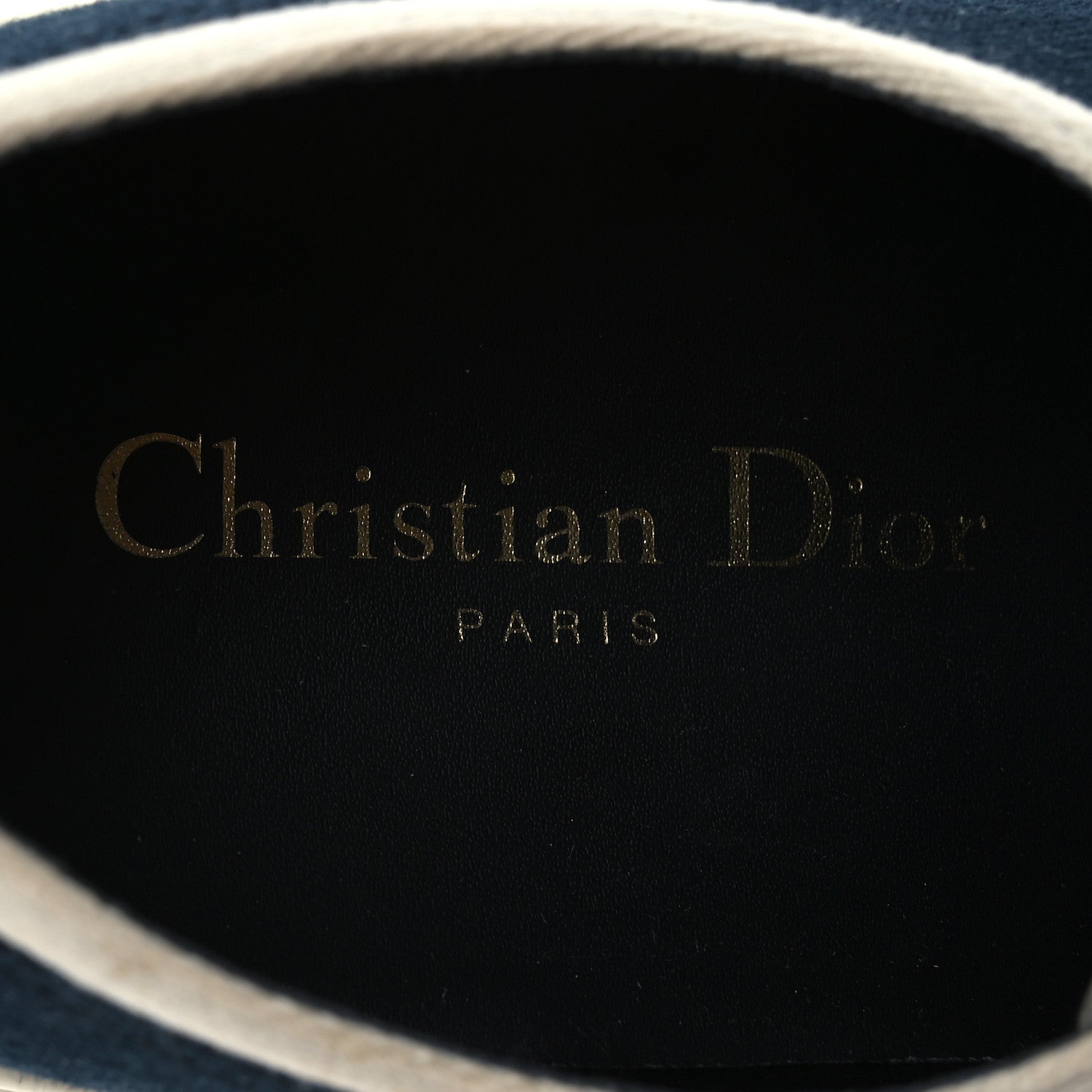 Christian Dior Canvas Womens Walk'n'Dior Low Top Sneakers 40 Navy 9 of 16