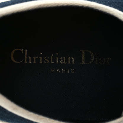 Christian Dior Canvas Womens Walk'n'Dior Low Top Sneakers 40 Navy 9 of 16