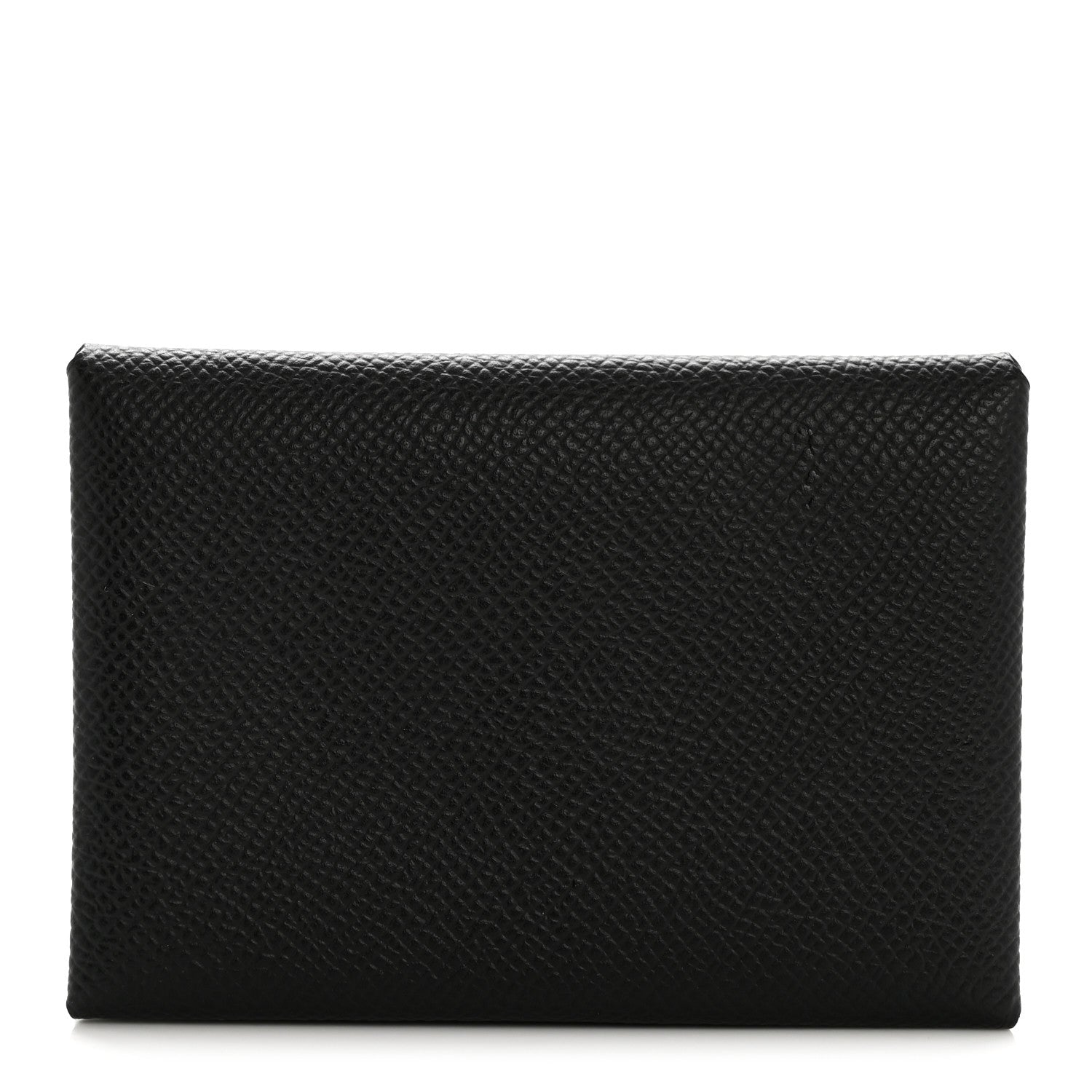Hermes Epsom Calvi Duo Card Case Black 1 of 8