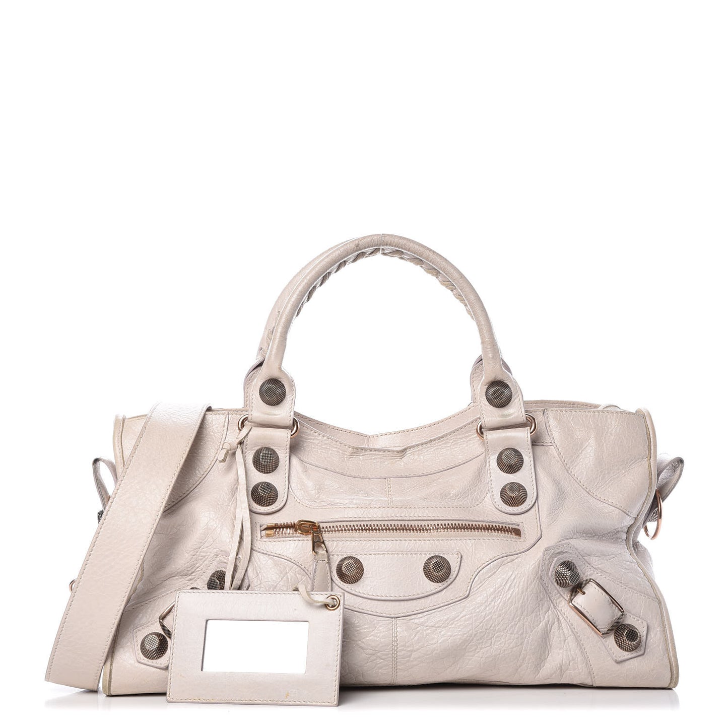 Agneau Giant 21 Rose Gold Hardware Part Time Nacre