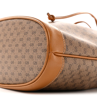 Gucci X DISNEY Mini Vintage GG Supreme Monogram Bucket Bag Beige Vintage Sun Oil 10 of 14