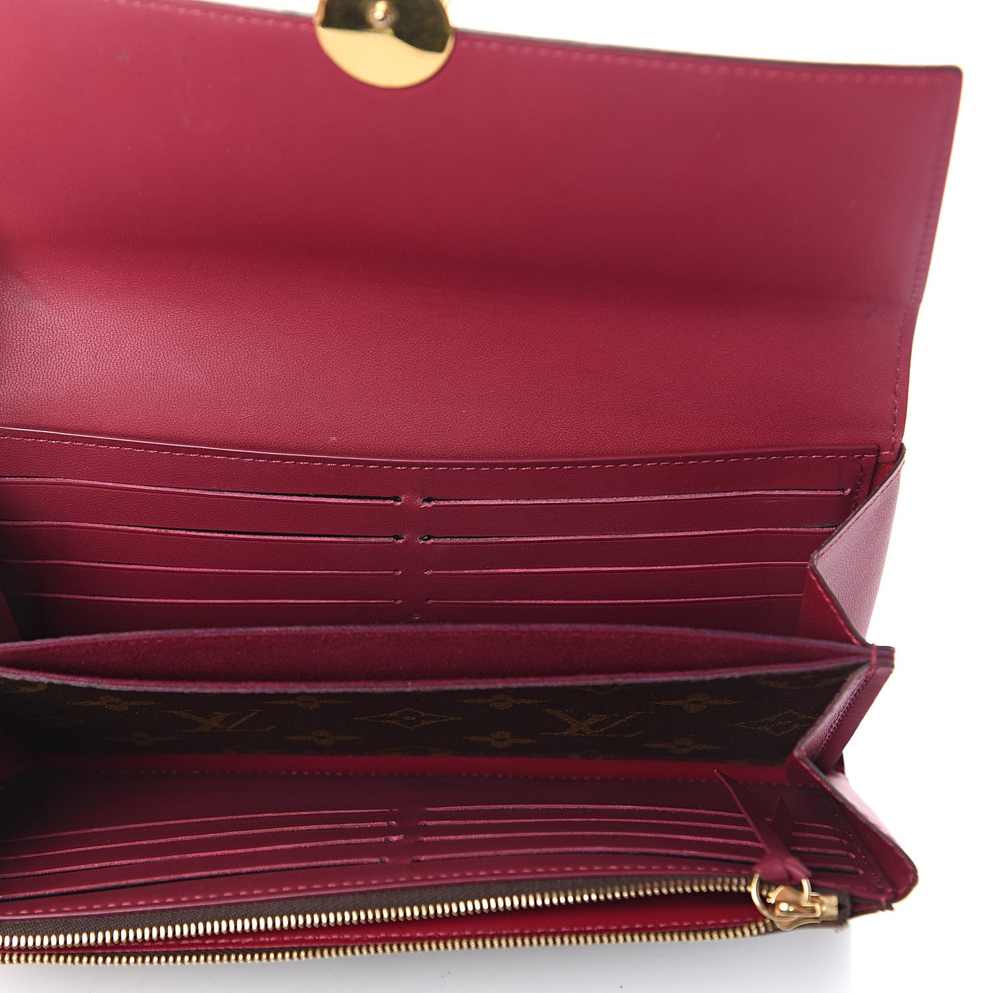 Monogram Flore Wallet Fuchsia