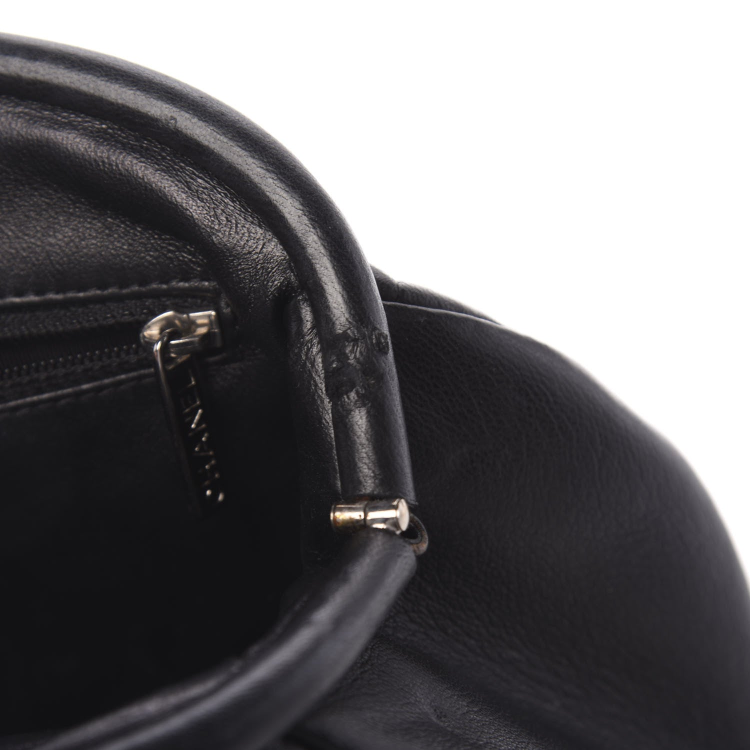 Chanel Lambskin Quilted Timeless Clutch Black 8 of 13