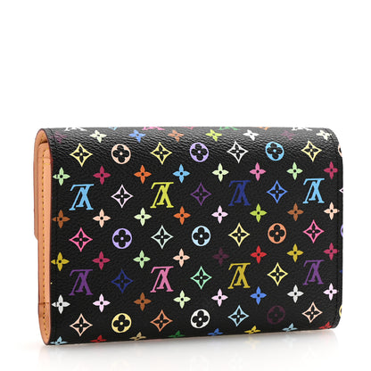 Louis Vuitton Monogram Multicolor Alexandra Wallet Black 3 of 9