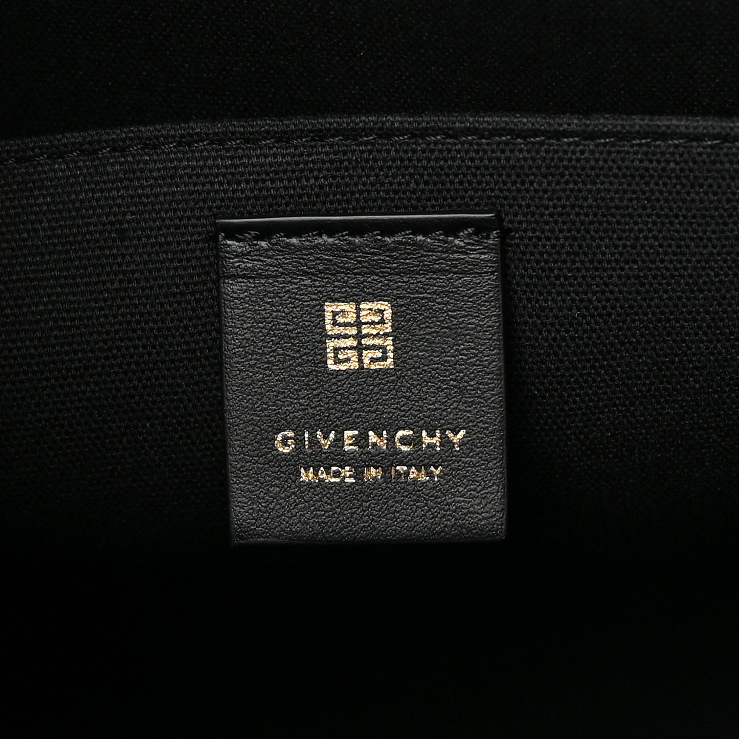 4G Coated Canvas Logo Medium G-Tote Black
