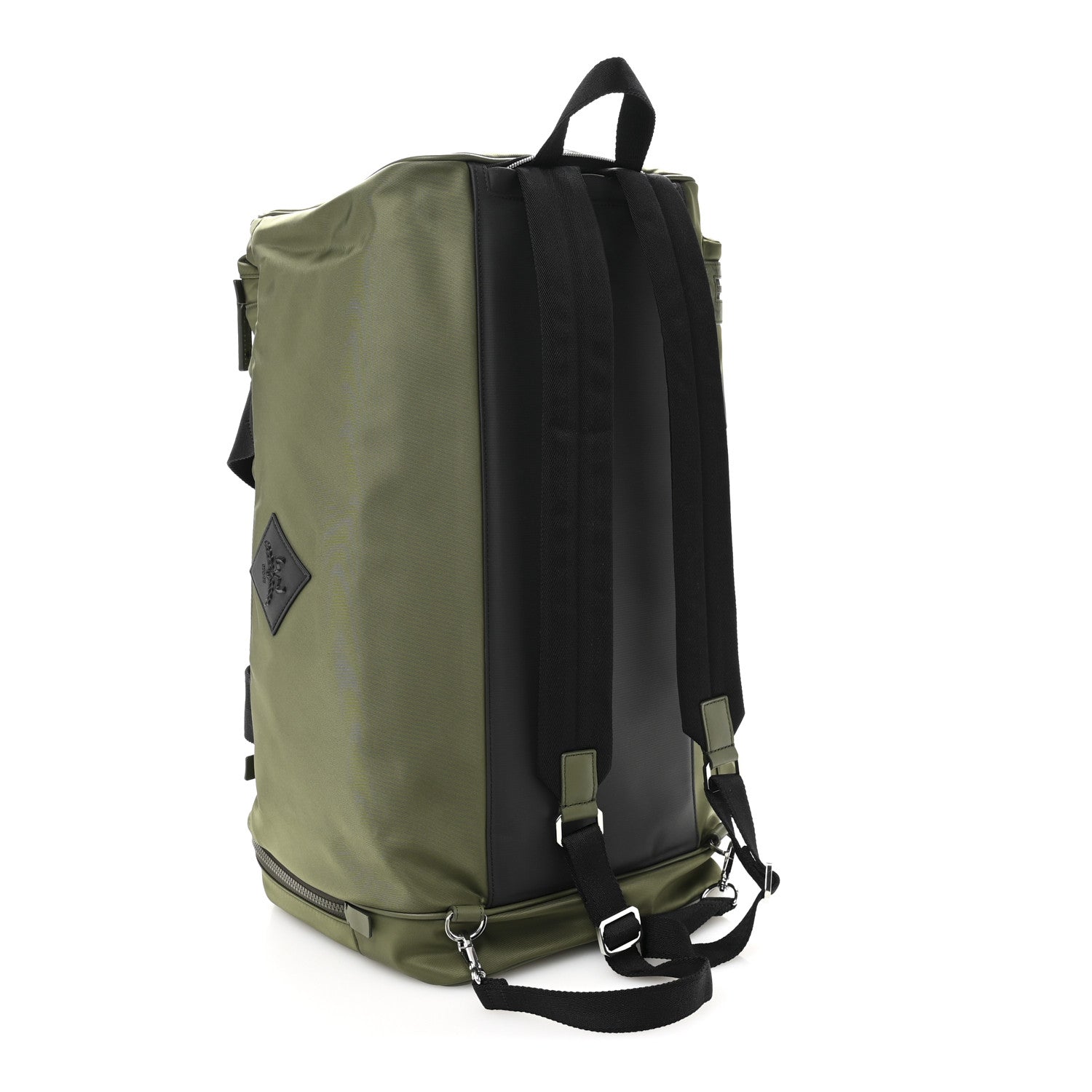 MCM Econyl Ottomar Weekender Backpack Khaki Moss 2 of 8