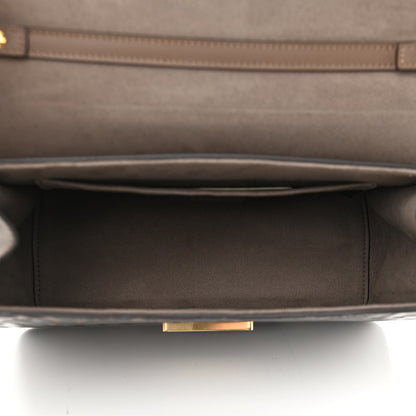 Fendi Vitello Century F is Fendi Bi-Color FF 1974 Embossed Kan I Shoulder Bag Maya Black 5 of 11