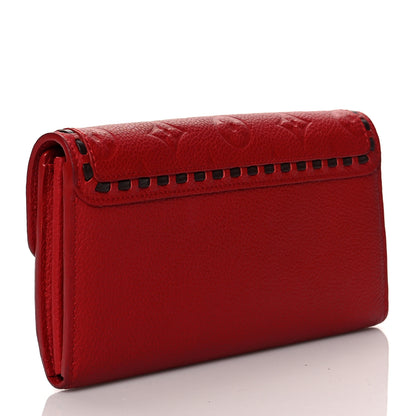 Louis Vuitton Empreinte Sarah Wallet Red Scarlet 3 of 8