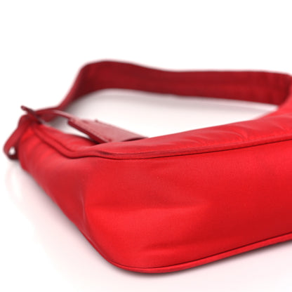 Prada Tessuto Nylon Mini Re-Edition 2000 Bag Rosso 7 of 10