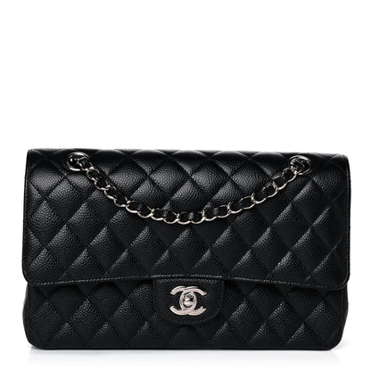 Chanel Caviar Quilted Medium Double Flap Black 1 of 12