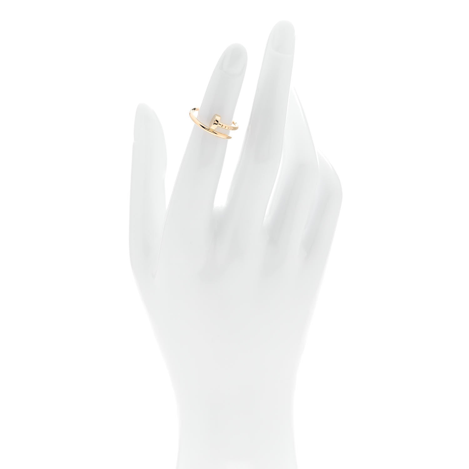Cartier 18K Yellow Gold Small Juste Un Clou Ring 47 4 2 of 5