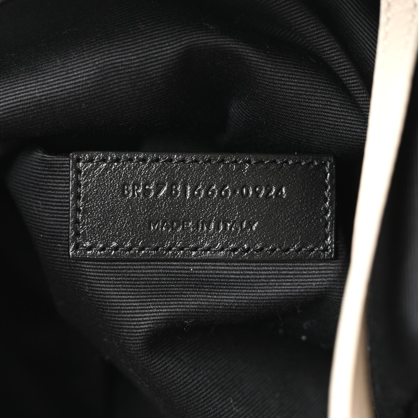 Lambskin Matelasse Monogram Medium Jamie 4.3 Pochon Crema Soft