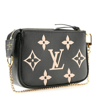 Louis Vuitton Empreinte Monogram Giant Mini Pochette Accessories Black 3 of 7