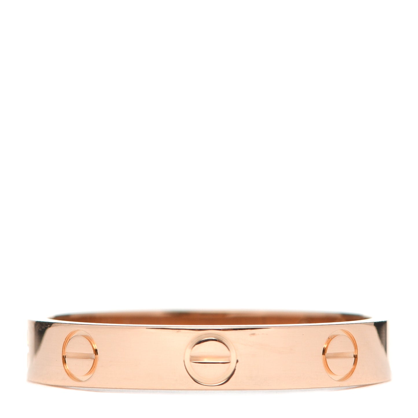 18K Pink Gold 3.5mm LOVE Wedding Band Ring 58 8.25