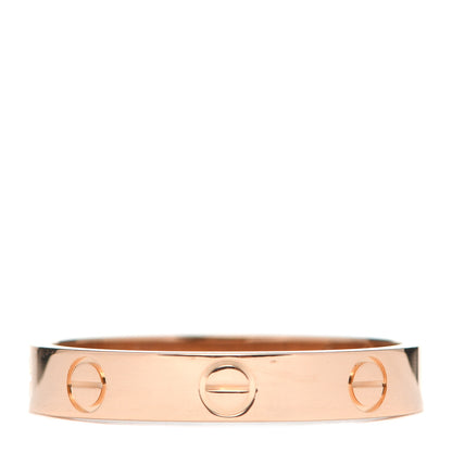 Cartier 18K Pink Gold 3.5mm LOVE Wedding Band Ring 58 8.25 3 of 4