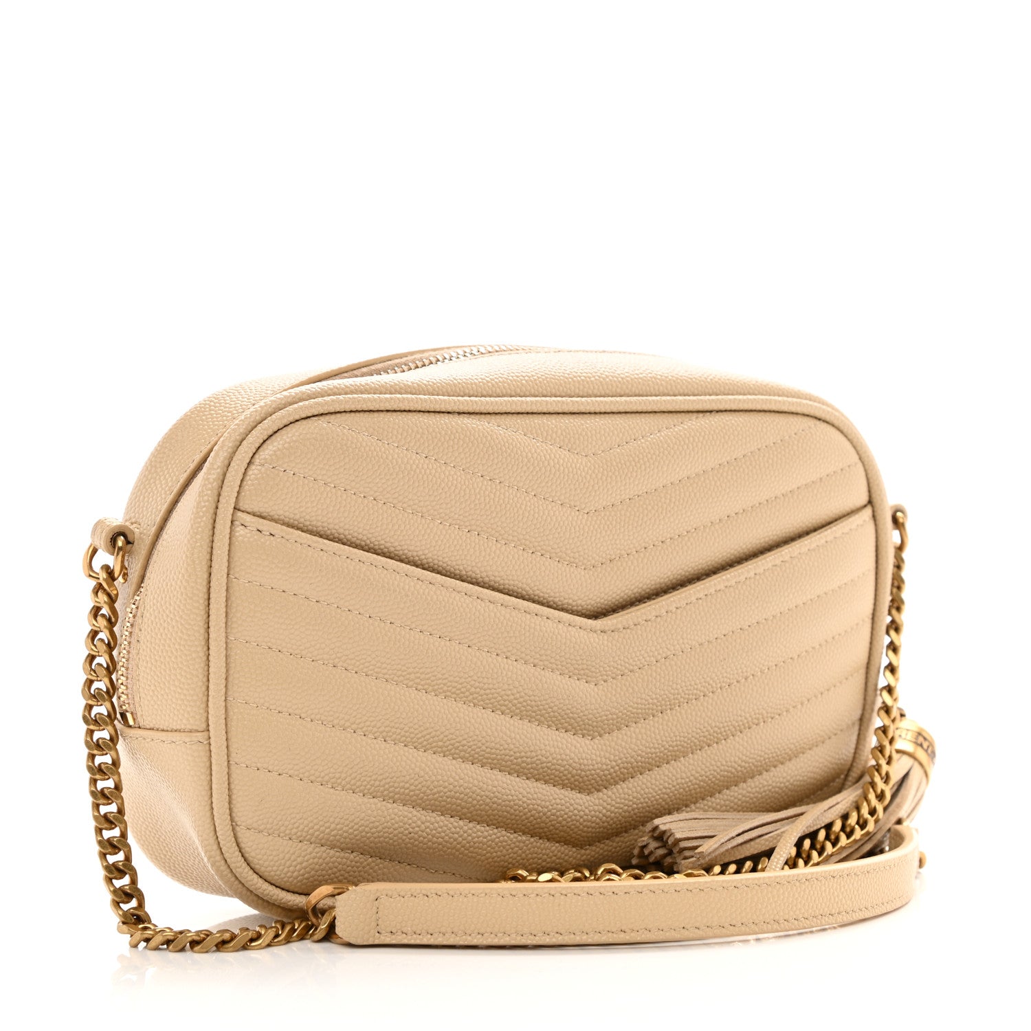 Saint Laurent Grain De Poudre Matelasse Monogram Mini Lou Camera Bag New Powder 3 of 9