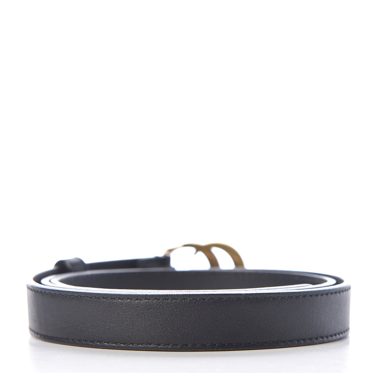 Calfskin Double G 20mm Belt 85 34 Black