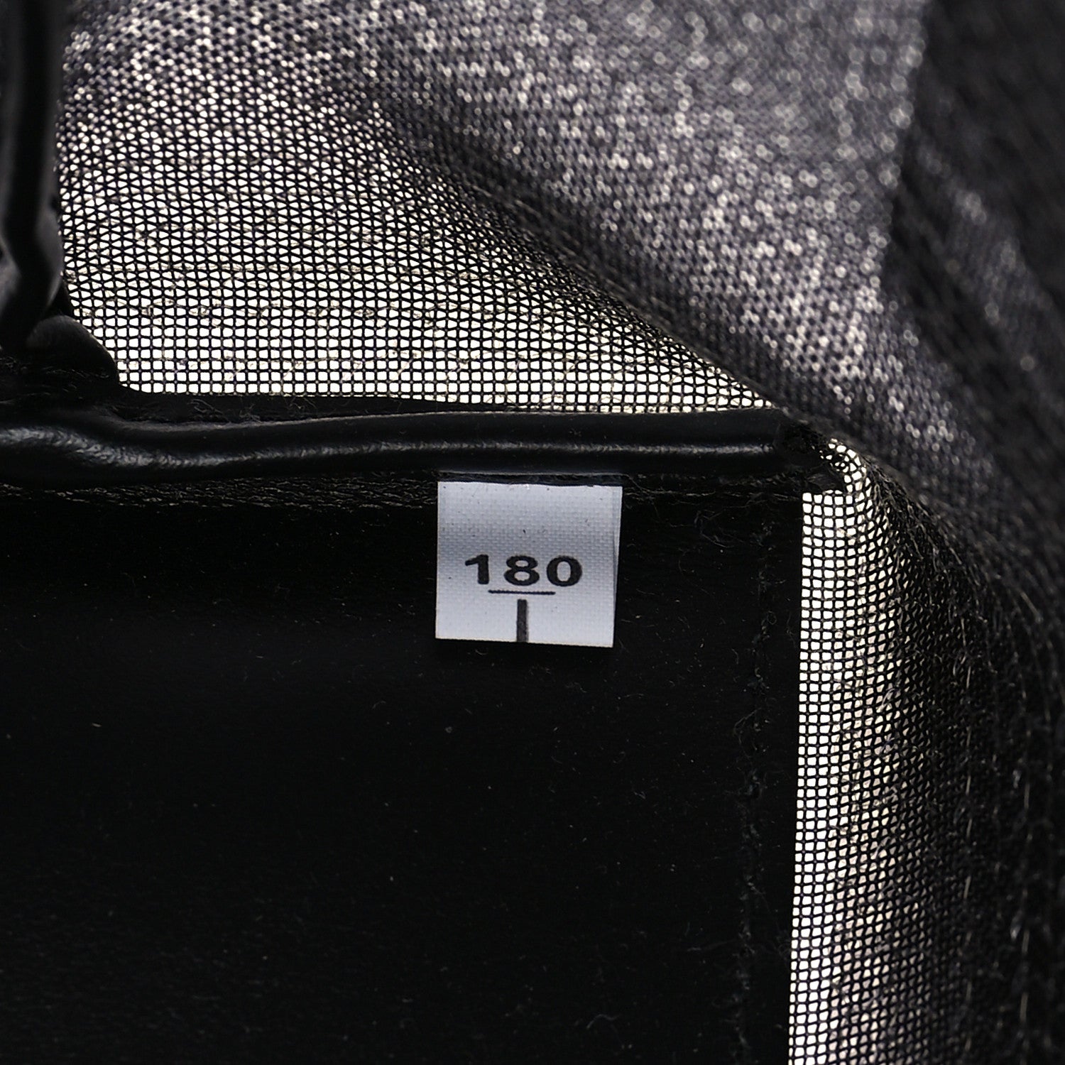 Prada Mesh Sequin Spazzolato Logo Tote Black 8 of 10