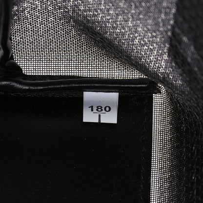 Prada Mesh Sequin Spazzolato Logo Tote Black 8 of 10