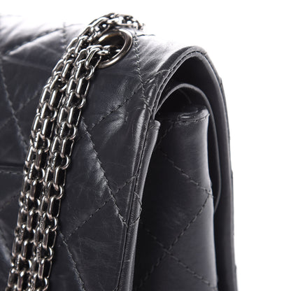 Chanel Aged Calfskin Quilted 2.55 Reissue 226 Flap Grey 12 of 14